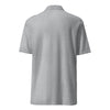 White Manly Mania Apex Polo Shirt back view – clean look mens polo shirt