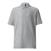 Golden Titan Polo Shirt in Sport Grey - Front View
