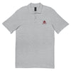 Front view of Manly Mania Giant Polo Shirt in Sport Grey
