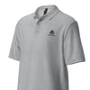 Close-up of Sport Grey Manly Mania Apex Polo Shirt – textured polo shirt material