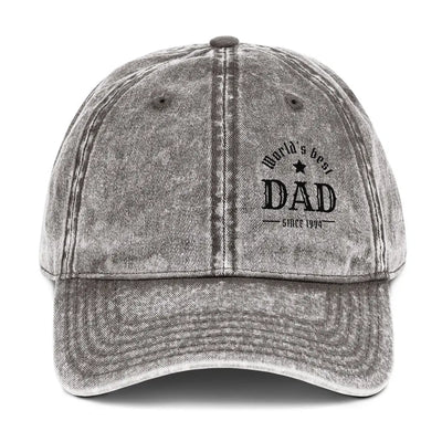Manly Mania Best Dad Vintage Cap