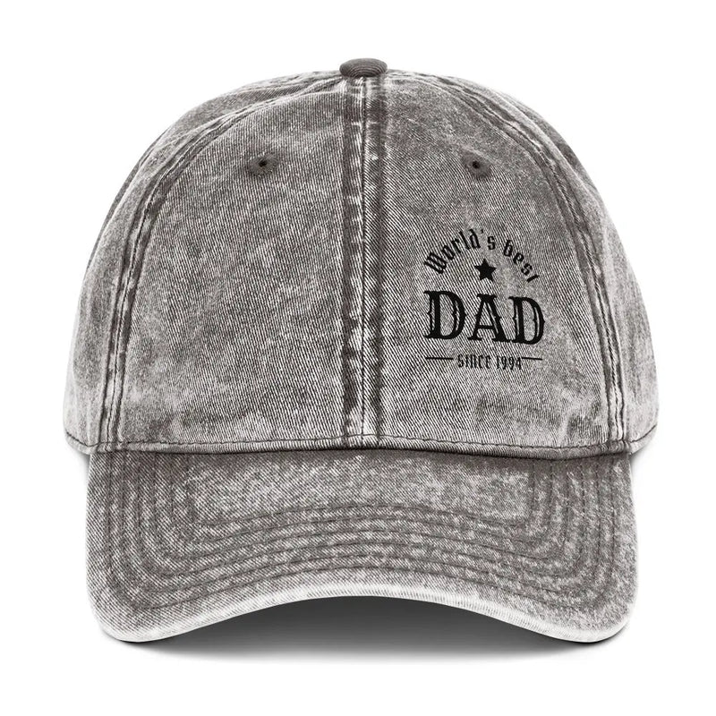 Manly Mania Best Dad Vintage Cap