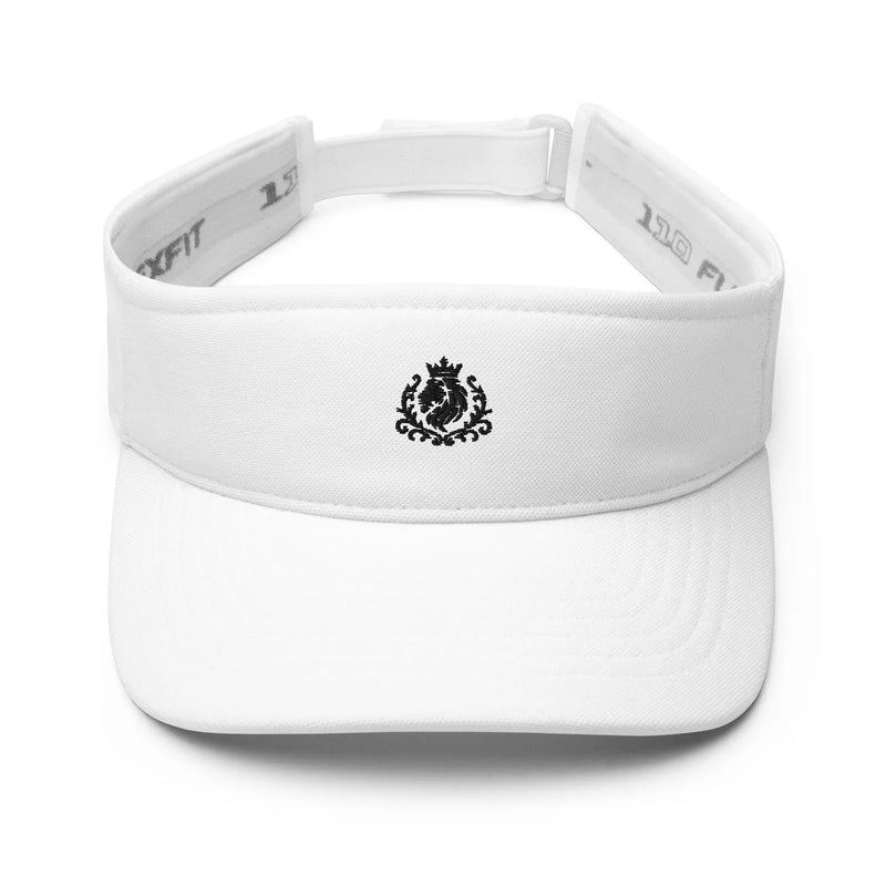 Manly Mania white front view Classic Visor