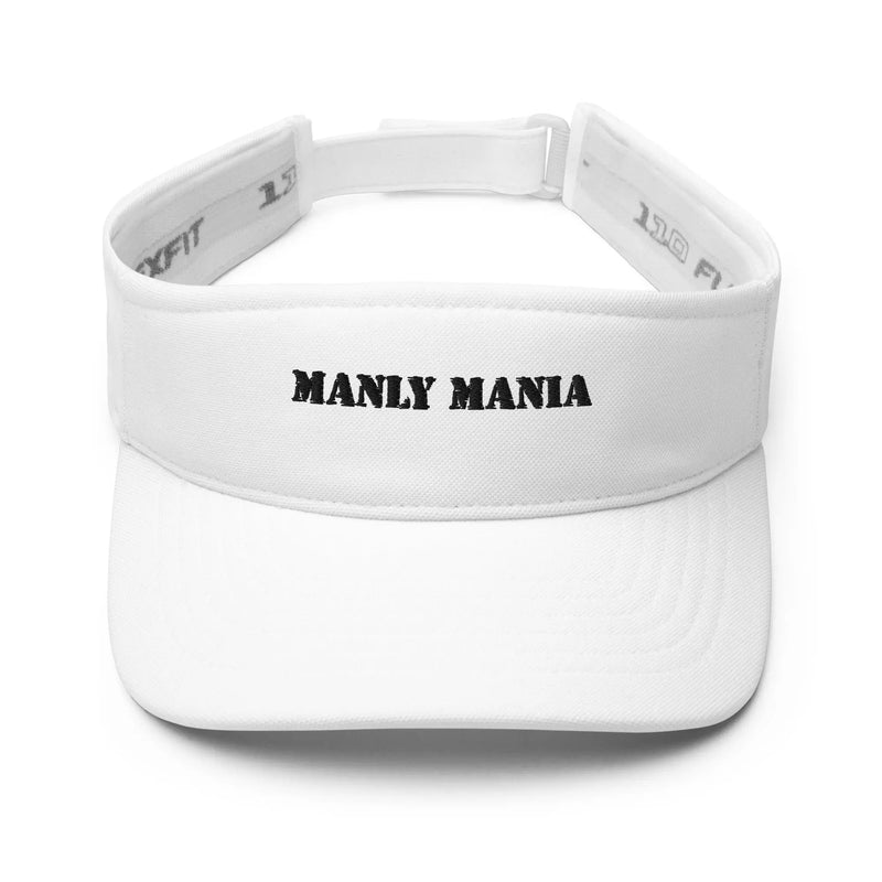 Manly Mania white Signature Visor